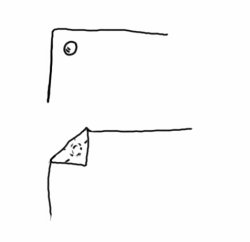 Place a stone in the corner